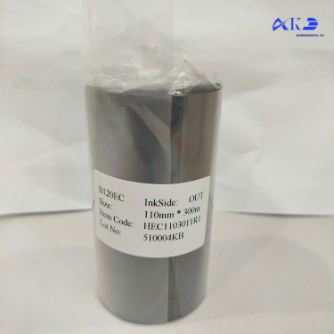 B120EC Ribbon Ricoh mực in mã vạch Resin  110mm x 300m